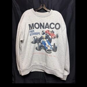Hollister Monaco Racing Graphic Sweatshirt, Size L